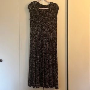 Dress size 12 in brown and cream/tan spots